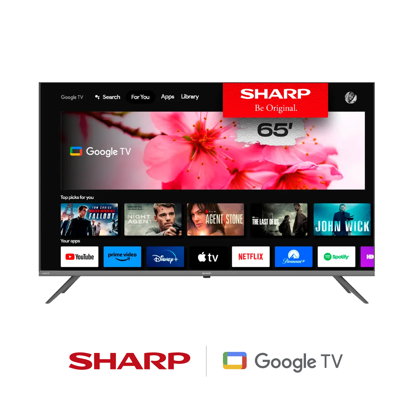 sharp 65 frente sharp 65 frente
